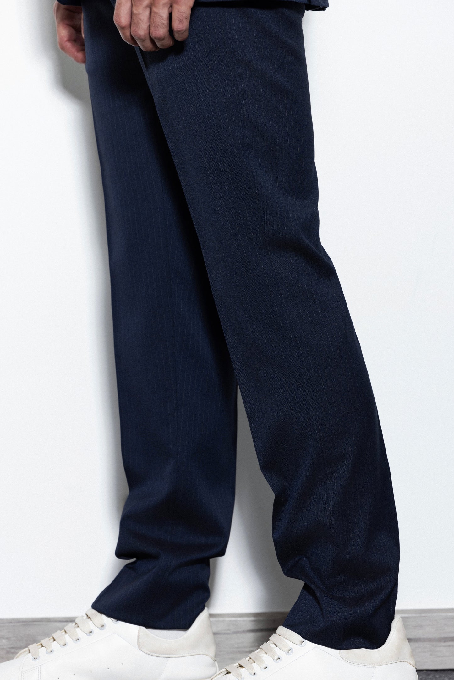 Deep sea blue pinstripe suit