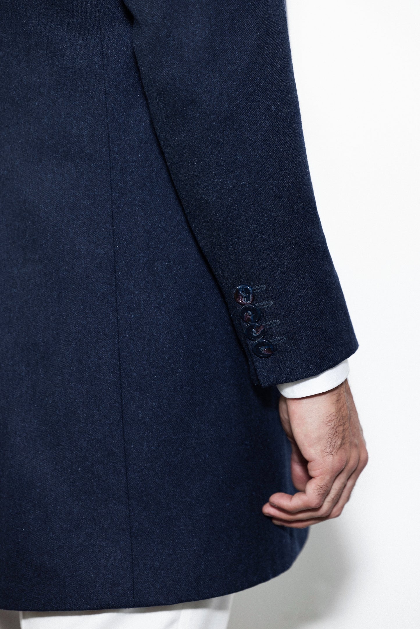 Notched Lapel Deep sea blue Coat