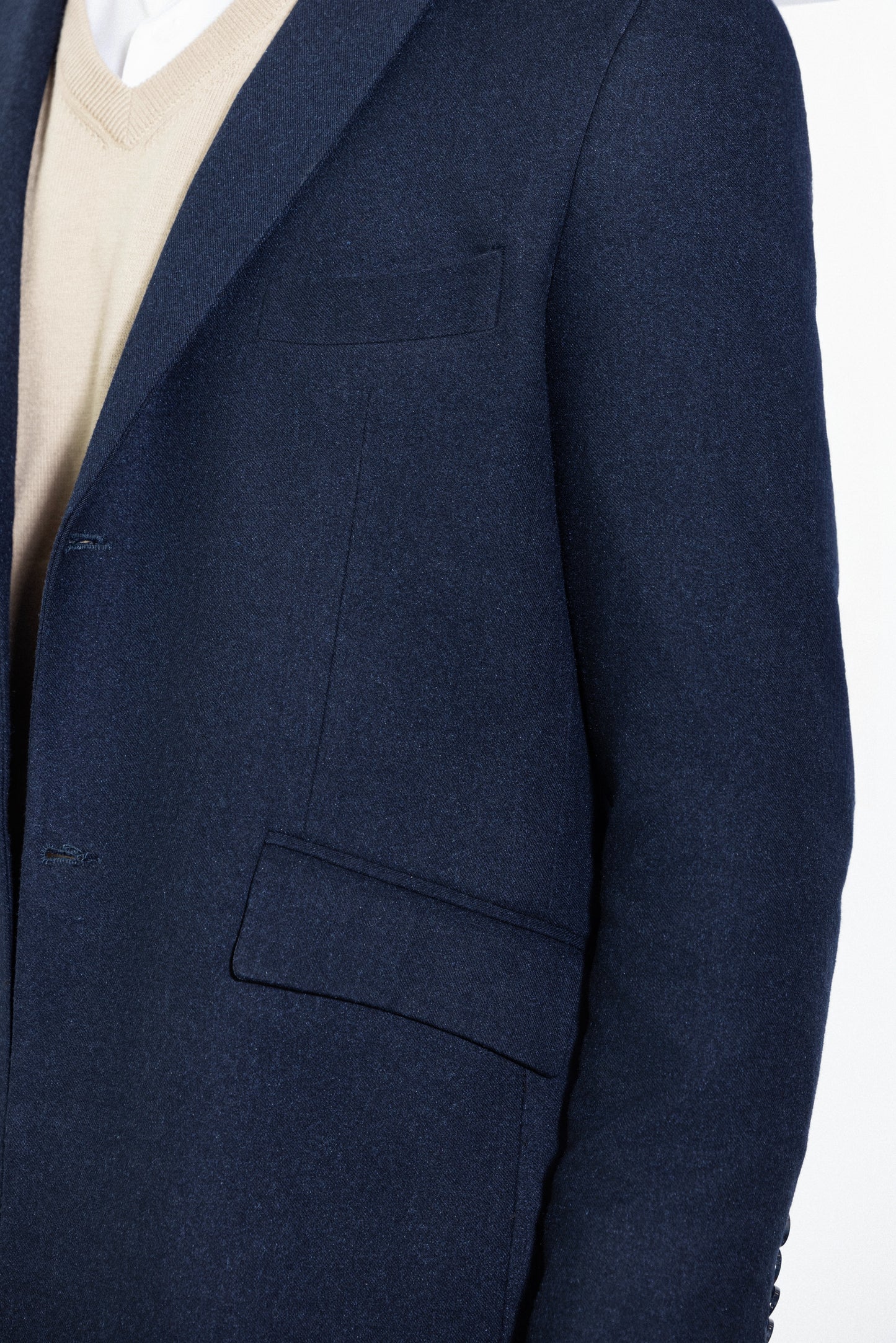 Notched Lapel Deep sea blue Coat